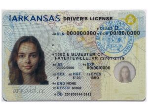 Arkansas fake driver license