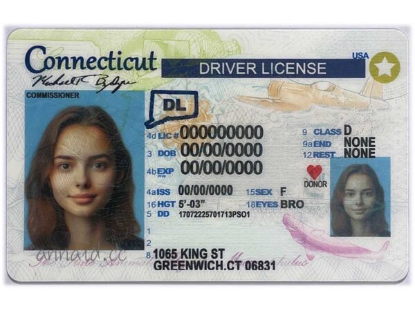 Connecticut fake driver license