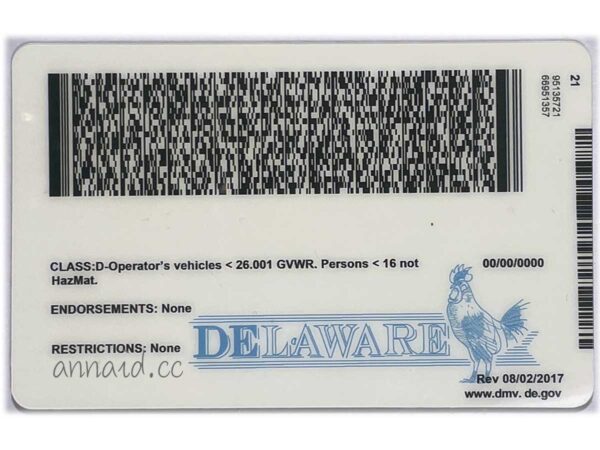 Delaware fake id