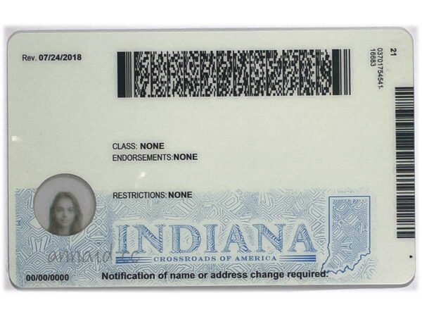 Indiana fake id