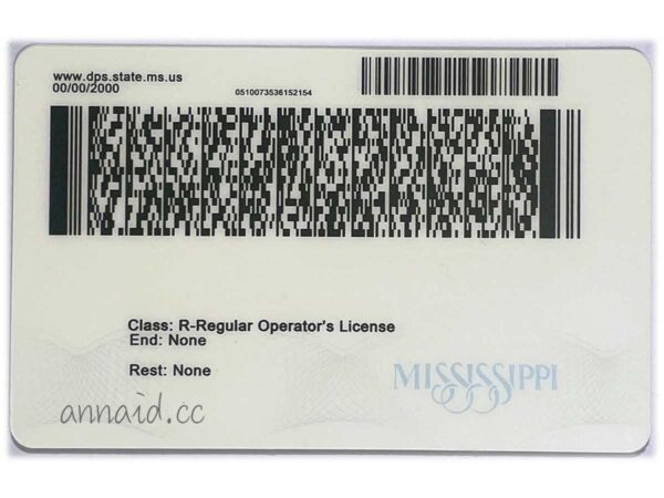 Mississippi fake id