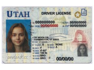 Utah fake driver license